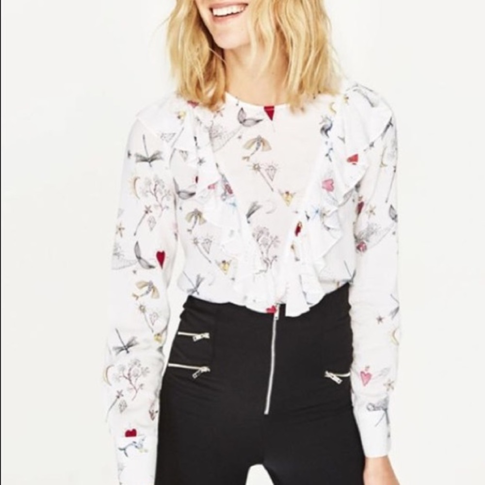 Zara woman  Mermaid blouse